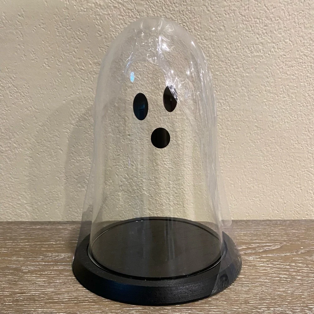NWT Target Bullseye Playground Halloween - Glass Ghost Novelty Container